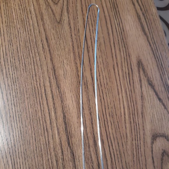 Vintage Silver tone Necklace by Trafari 15"L - Picture 6 of 11